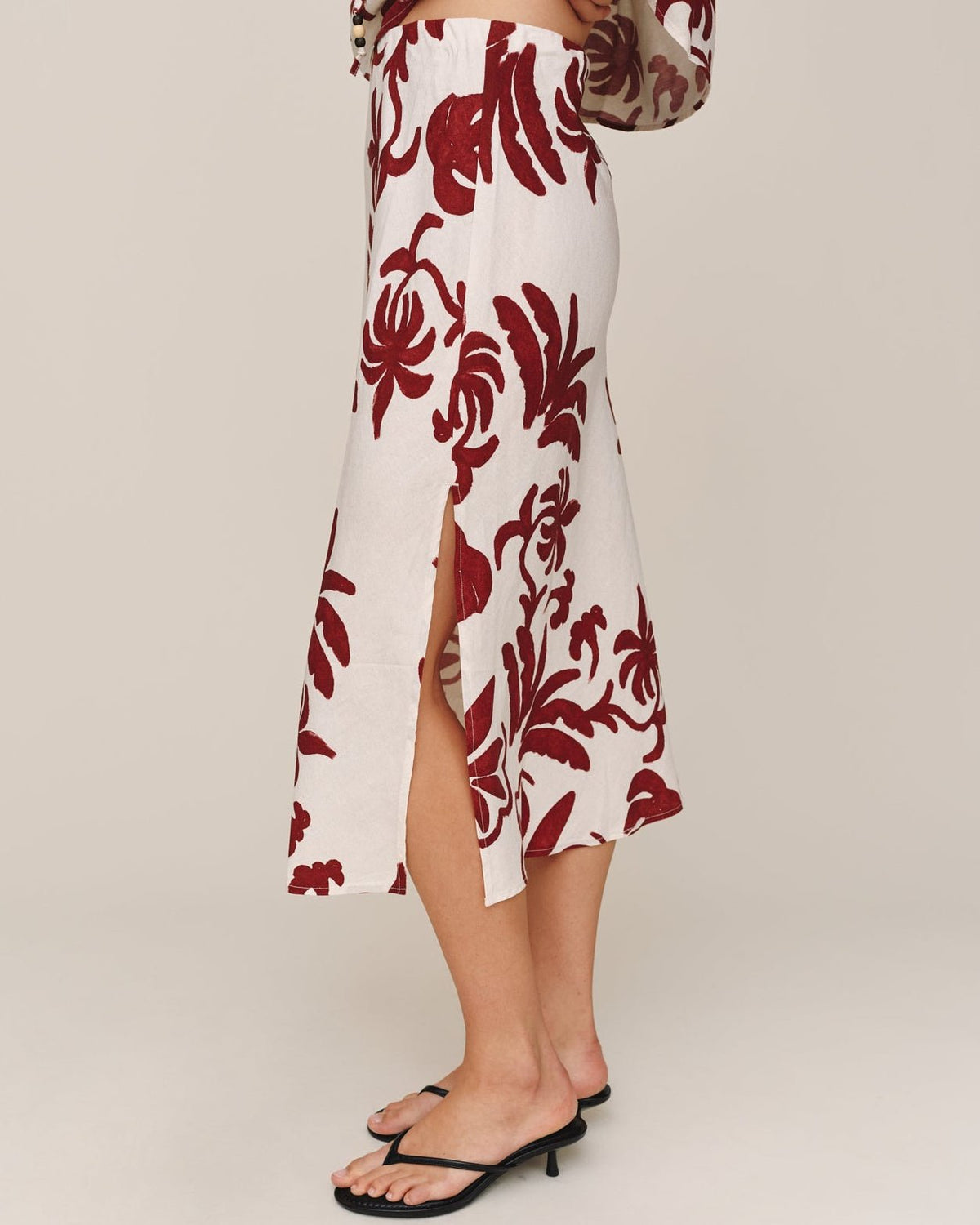 Bella Dahl Bias Side Slit Skirt