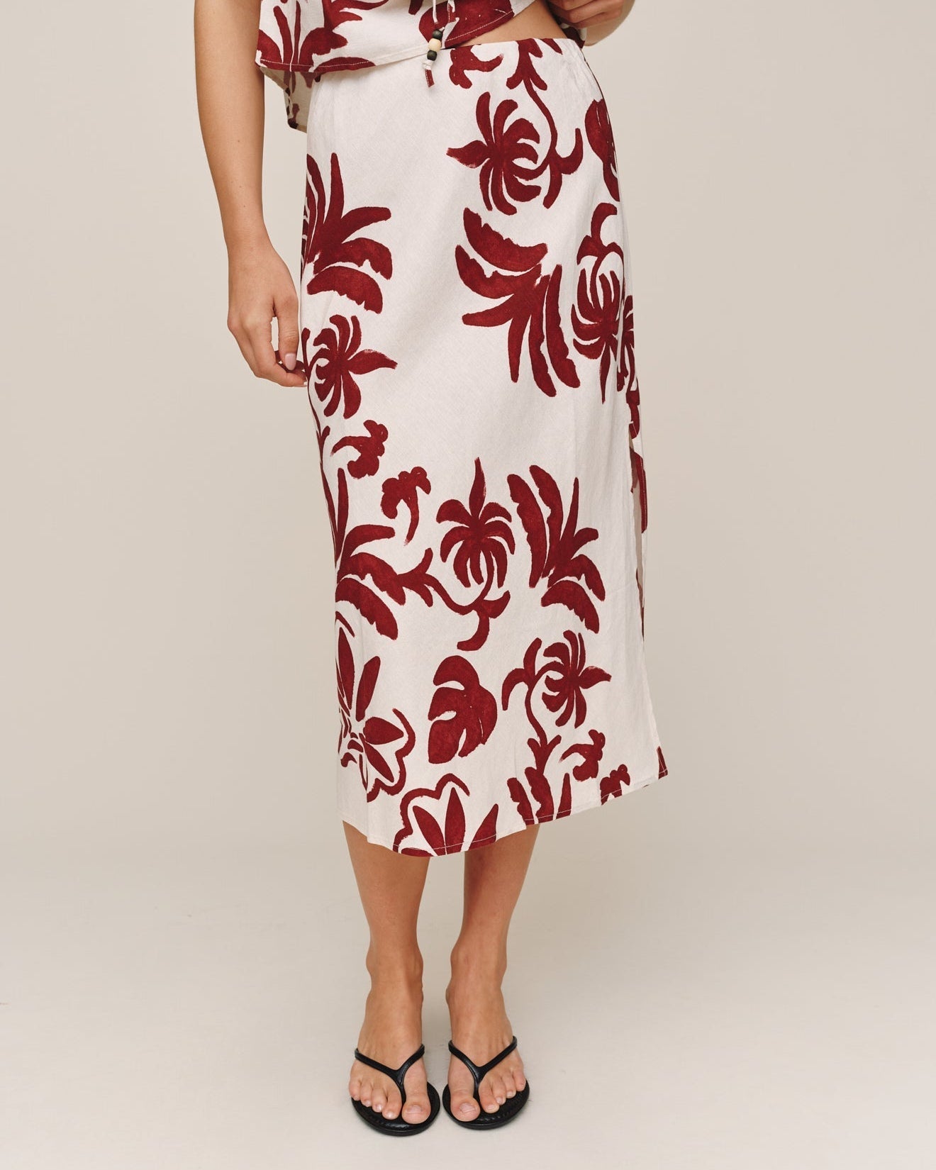 Bella Dahl Bias Side Slit Skirt