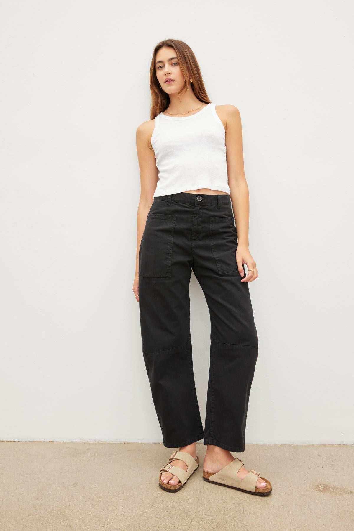 Velvet by Graham & Spencer Brylie Pant in Vintage Black