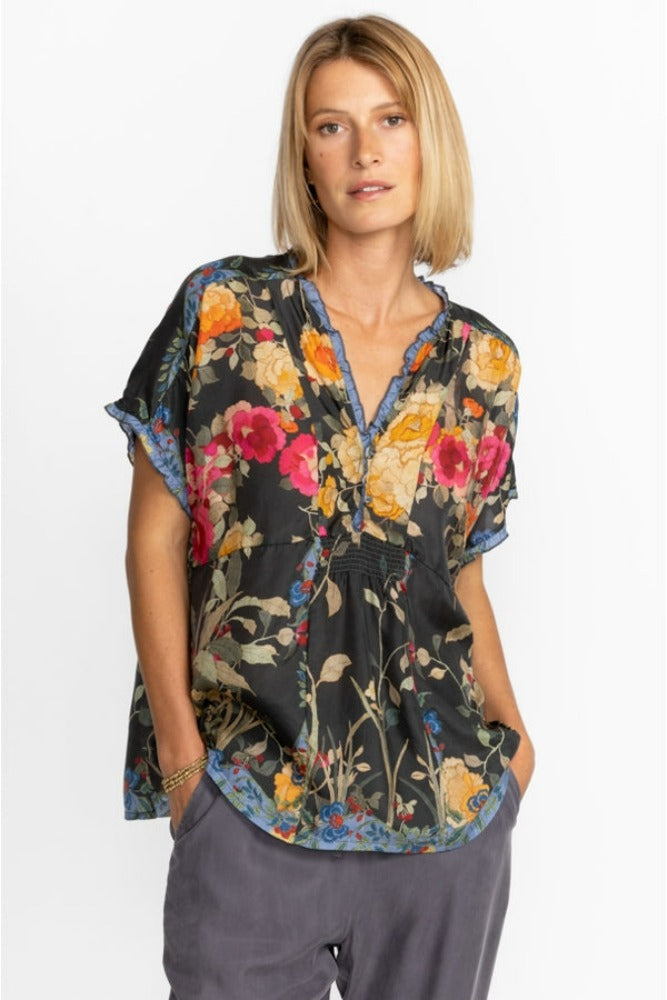 Johnny Was Collection Graceful Galavant Blouse
