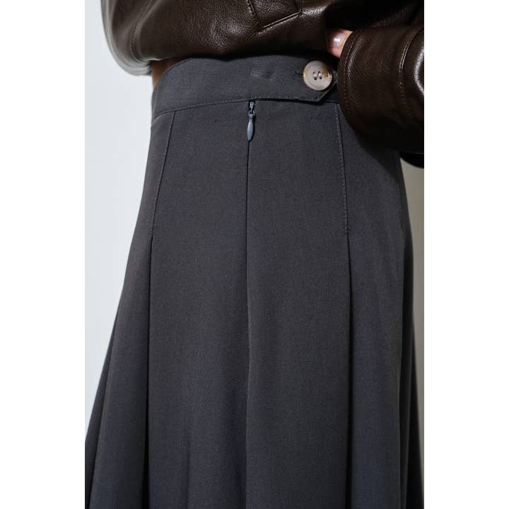 Loucia Penelope Pleated Midi Skirt