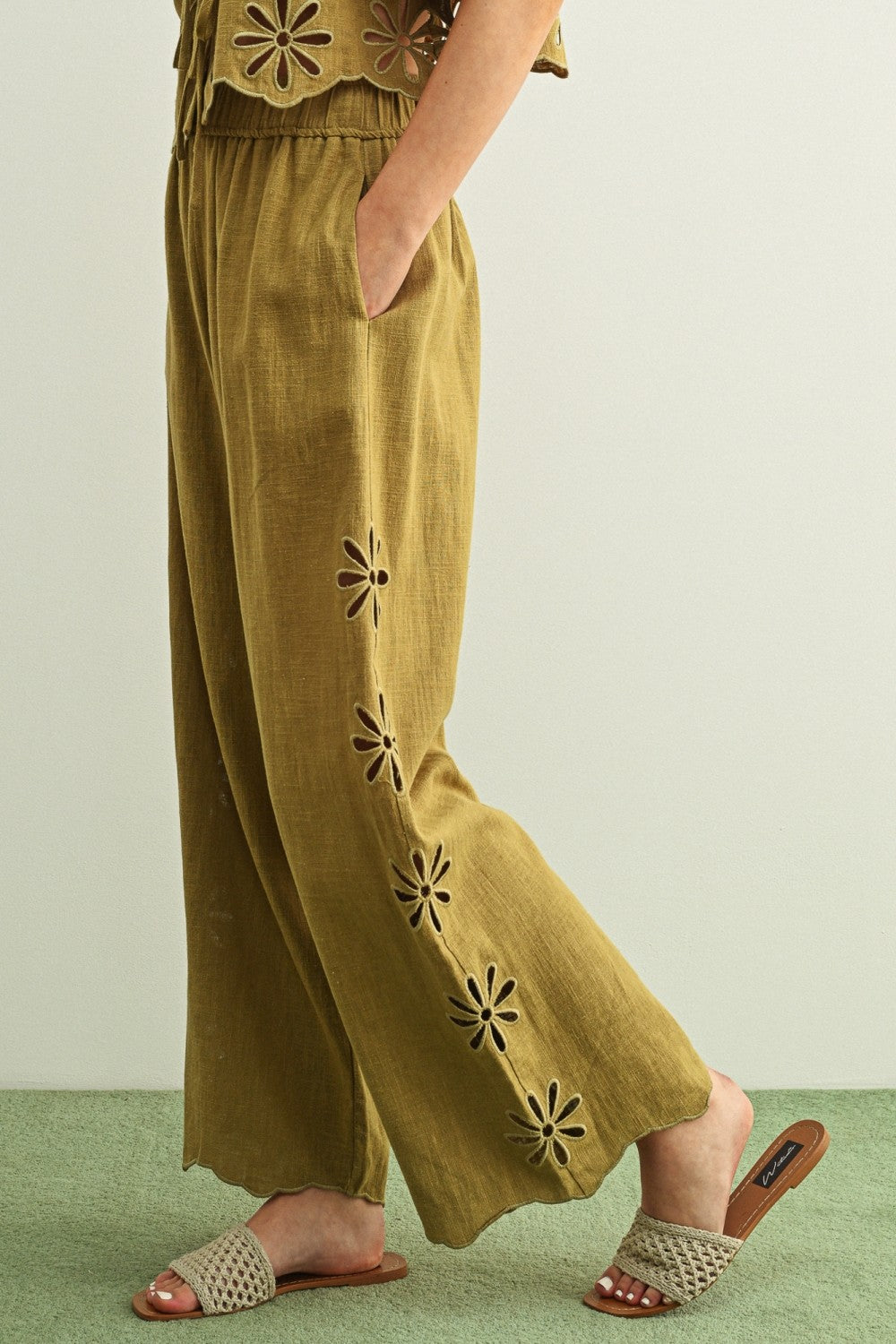 DEON Scalloped Easy Pants