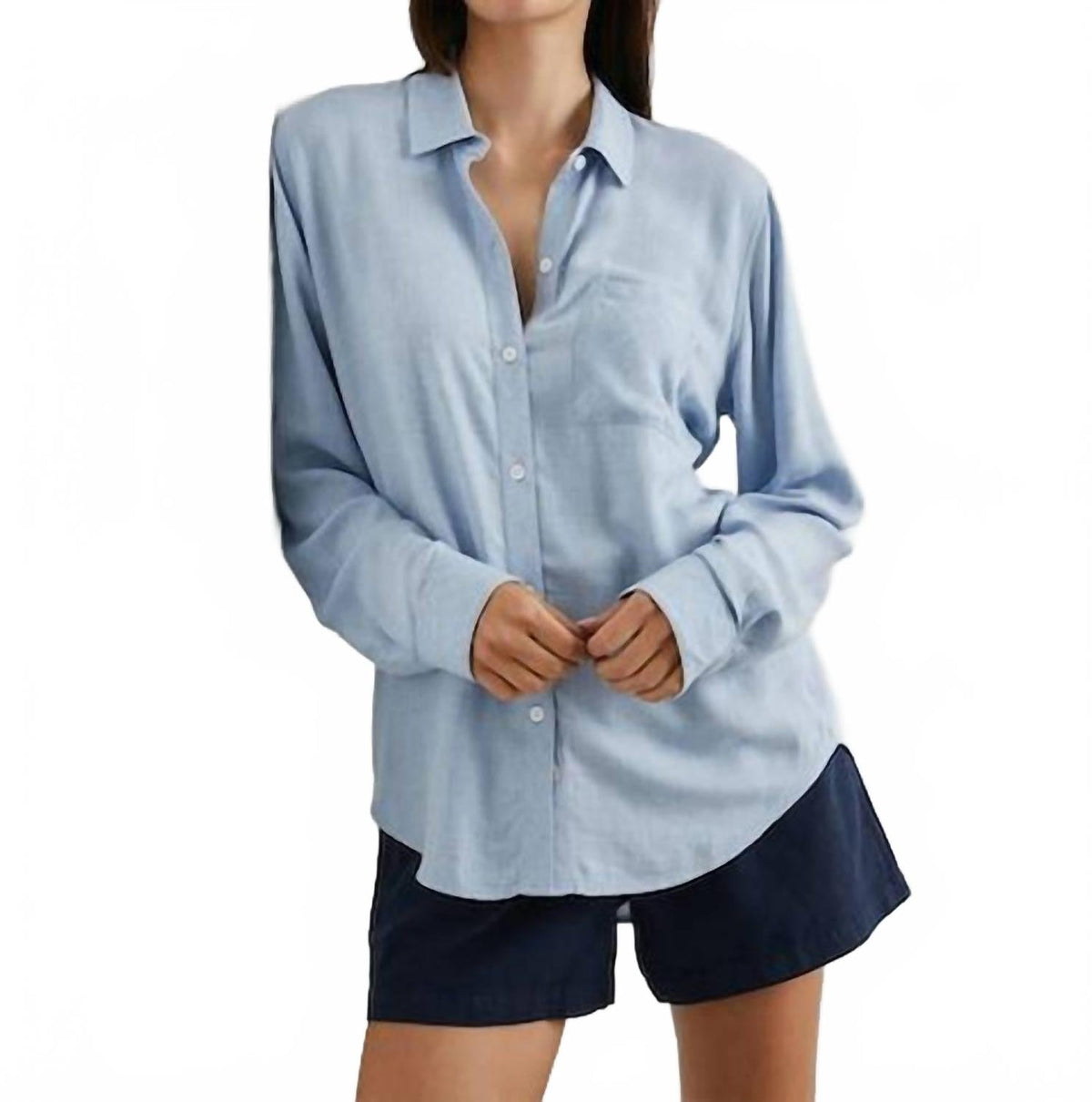 Rails Hunter Shirt in Chambray Heather