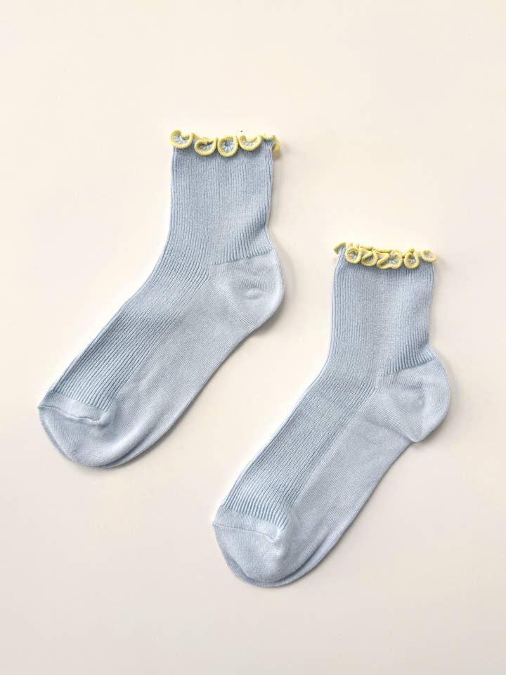 Le Bon Shoppe The Petite Ruffled Modal Socks