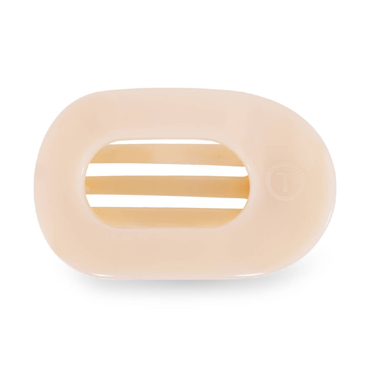 TELETIES Round Flat Hair Clip - Medium