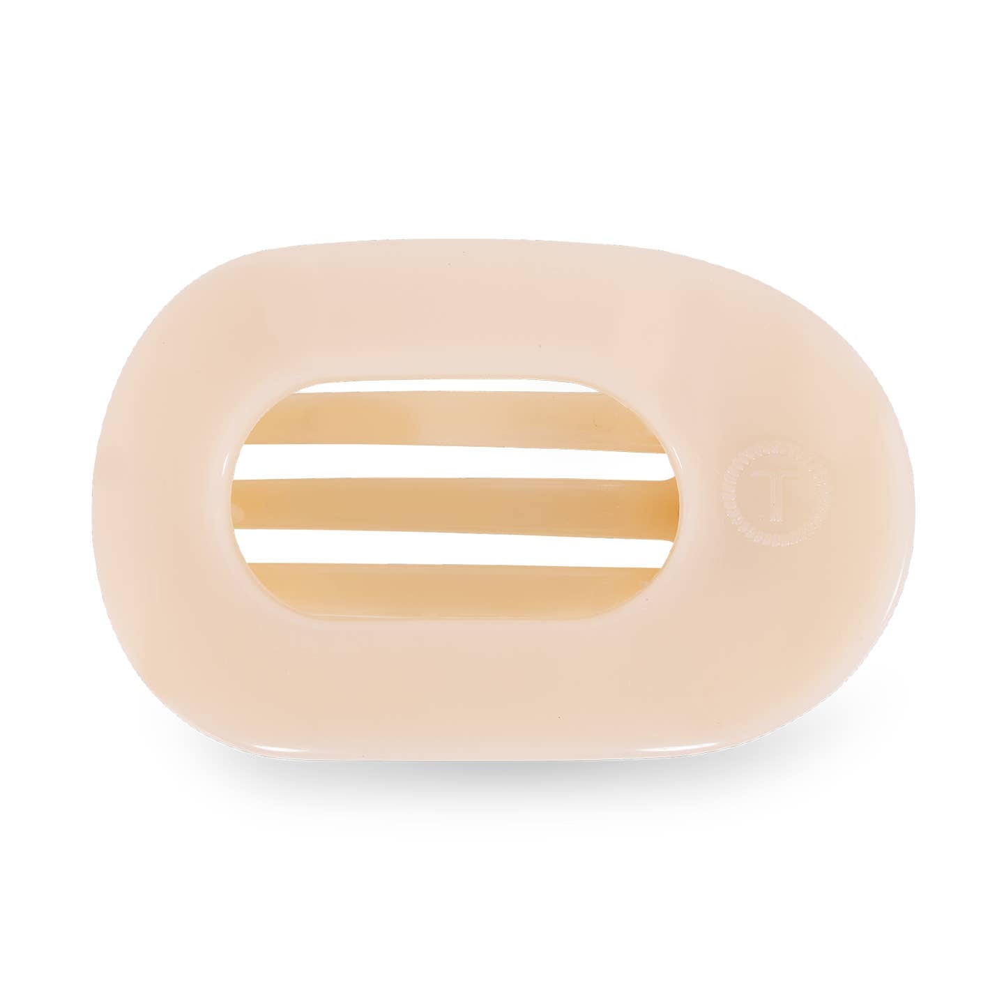 TELETIES Round Flat Hair Clip - Large