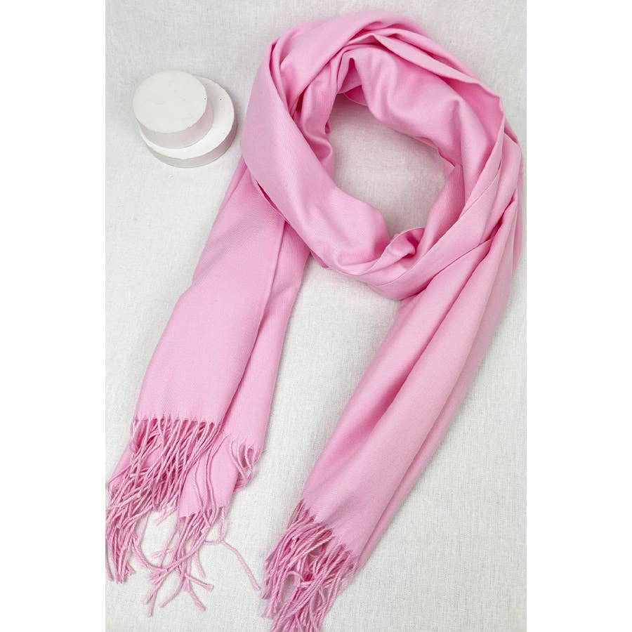 Love and Repeat Solid Cashmere Scarf