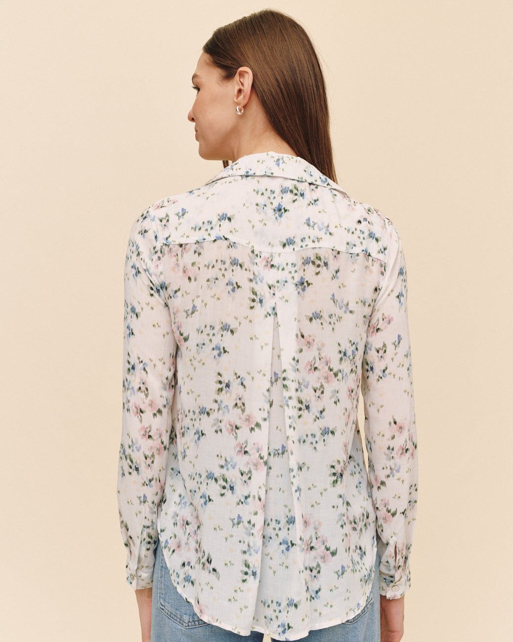 Bella Dahl Classic Button Down in Painted Petals