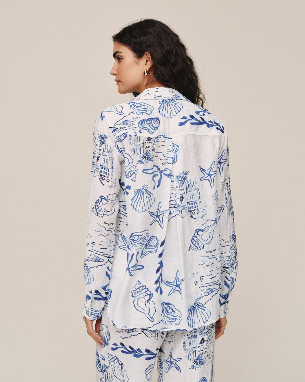 Bella Dahl Classic Button Down in Riviera Print
