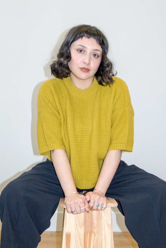 Curator Cody Tee Chartreuse