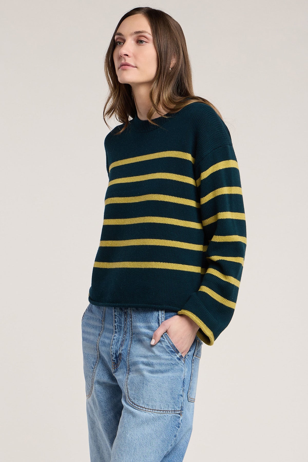 Velvet by Graham &amp; Spencer Lucia Top in Juniper