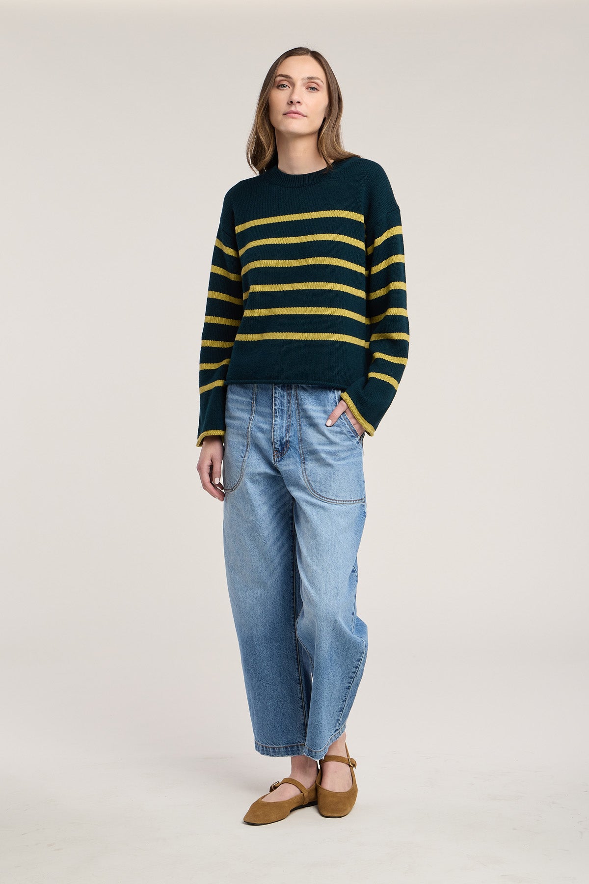 Velvet by Graham &amp; Spencer Lucia Top in Juniper
