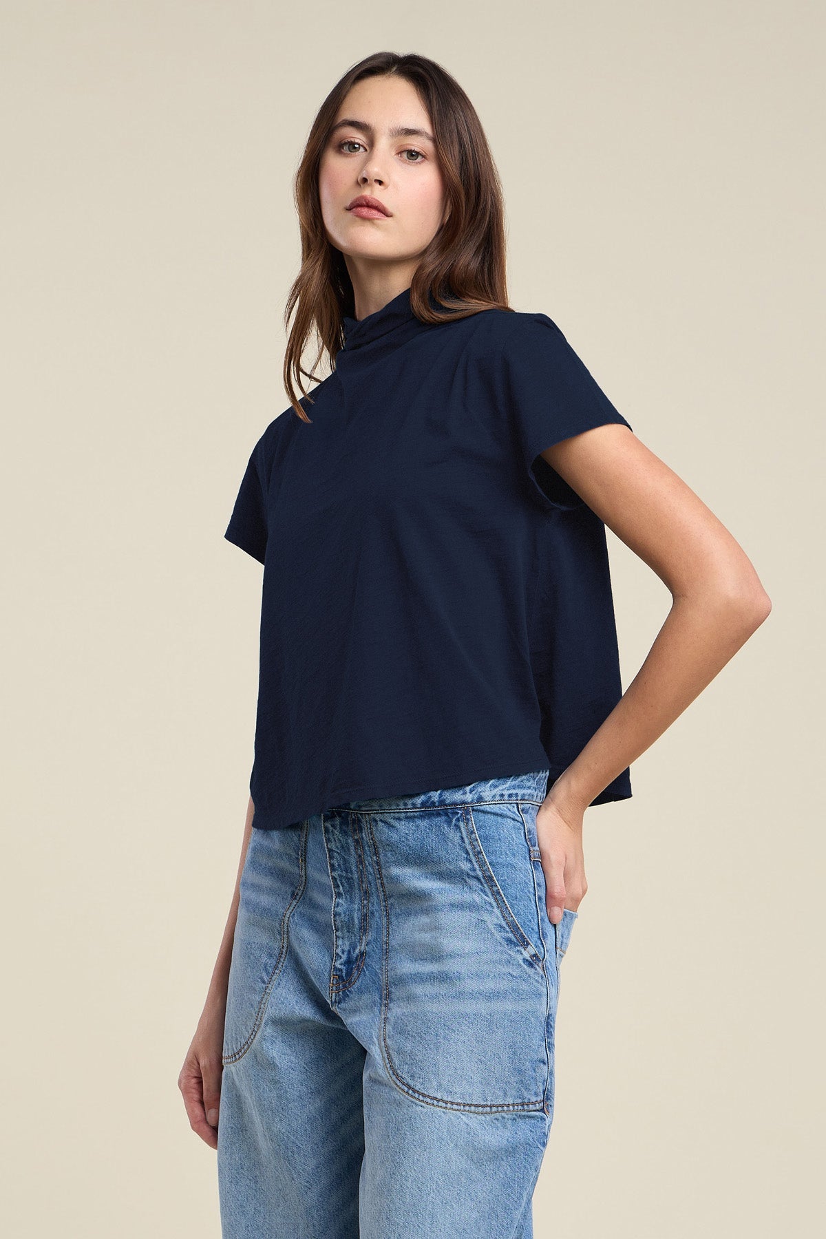 Velvet by Graham &amp; Spencer Savi in Navy