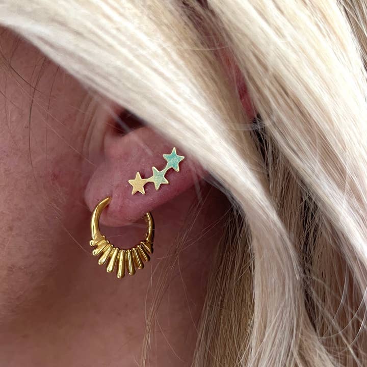 Jessica Matrasko Nova Huggie Earrings