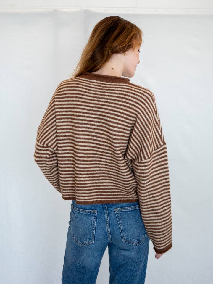 Things Between Piper Cardigan - Mini Striped