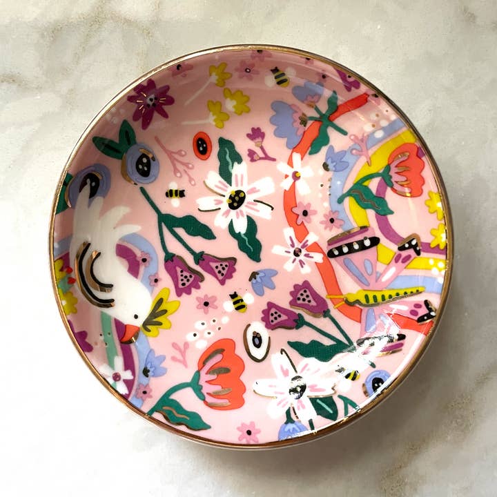 Idlewild Co. Porcelain Trinket Dish