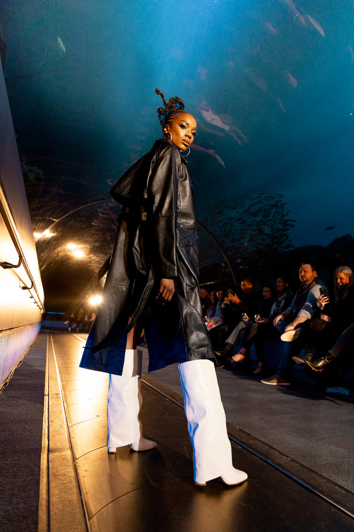 Mauritius Deniz OS Leather Trench Coat