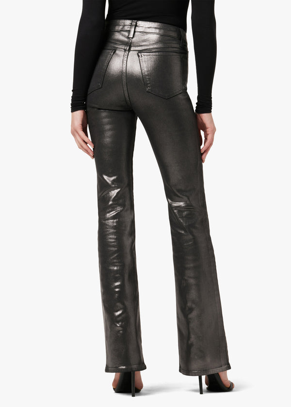 JOE&#39;S JEANS The Hi Honey Curvy Bootcut Coated in Gunmetal