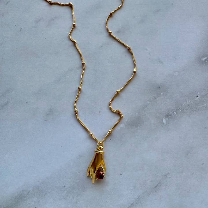 Jessica Matrasko Mabel Necklace Red