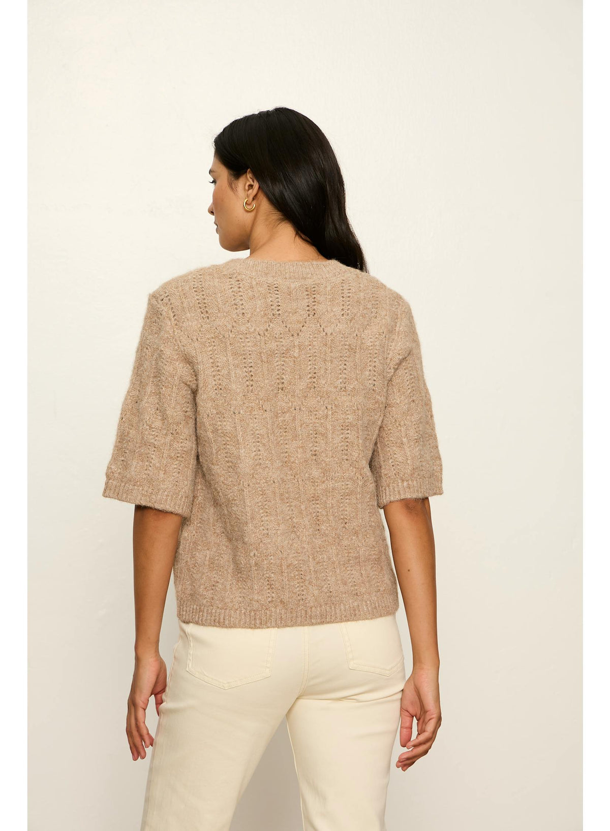 Sanctuary Pointelle Sweater Tee