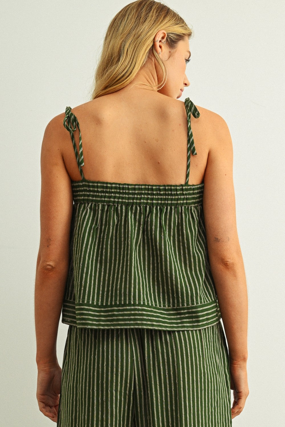 NYLAND Galilahi Striped Spaghetti Strap Top
