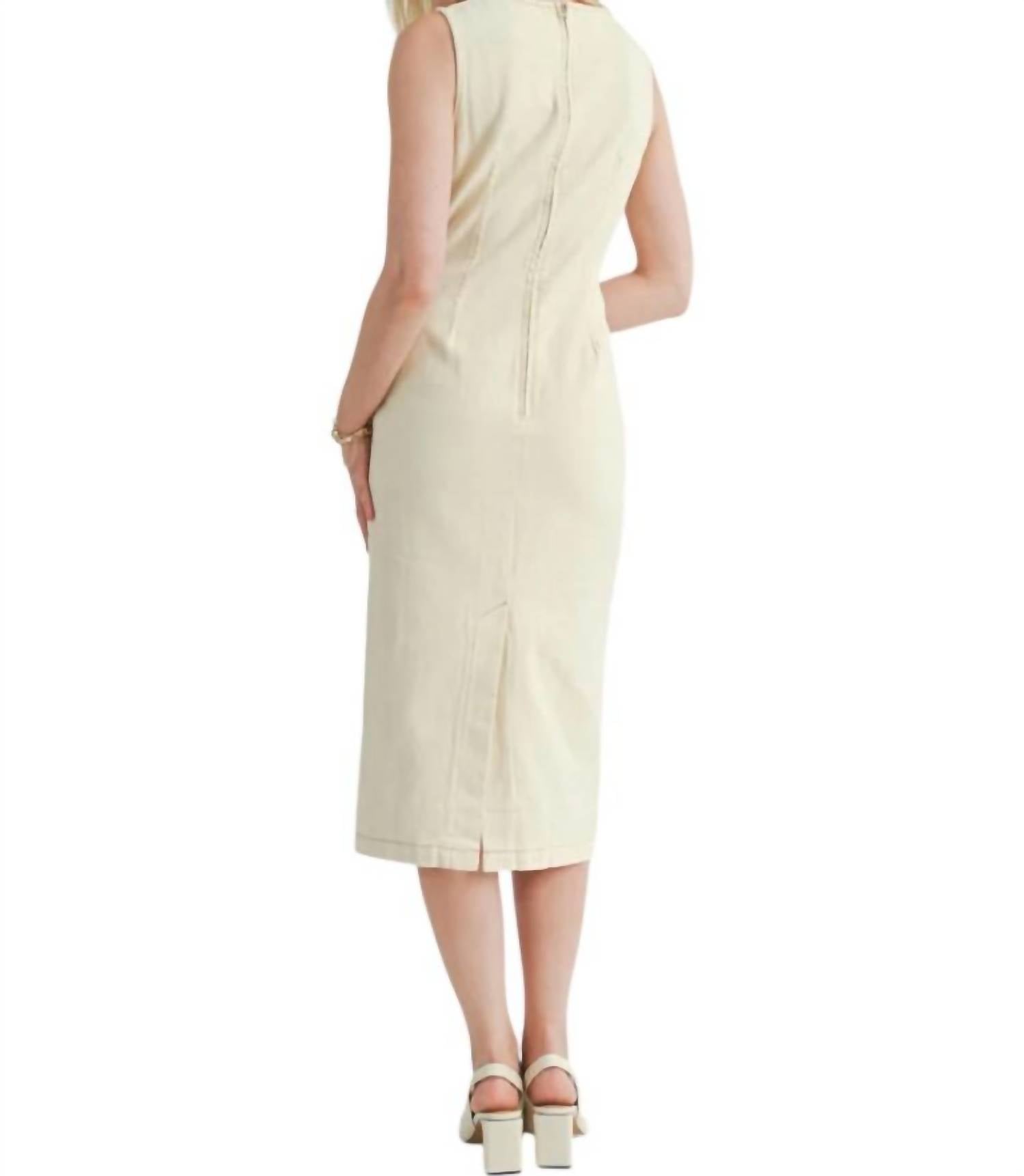 SAGE THE LABEL Signature Fitted Midi Dress