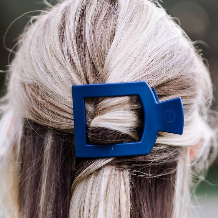 TELETIES Square Flat Hair Clip - Medium