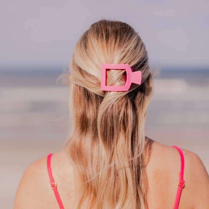 TELETIES Square Flat Hair Clip - Small
