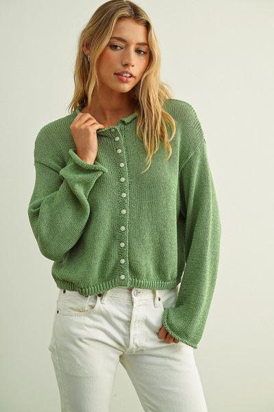 NYLAND Romilly Light Weight Button Front Cardigan - Adorn