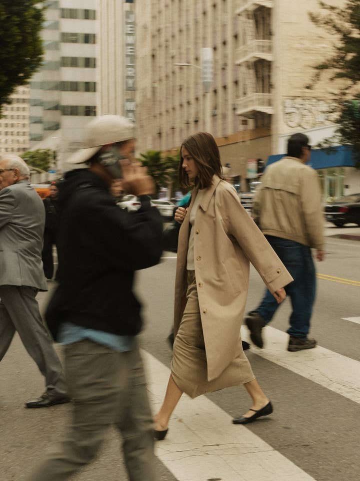 MOD REF The Serena Coat | Pointed Collar Trench