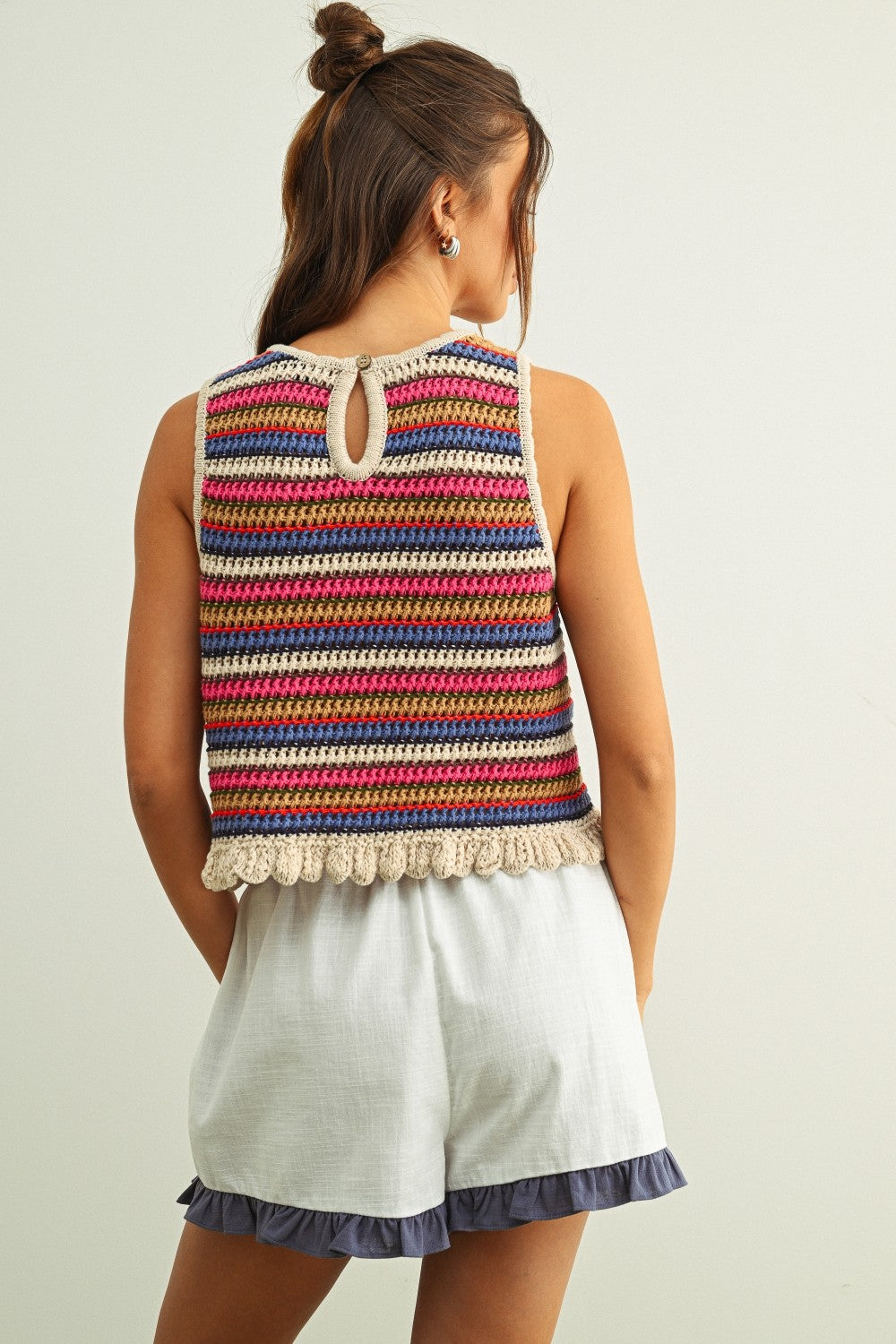 NYLAND Alouette Multi Color SL Knit Top