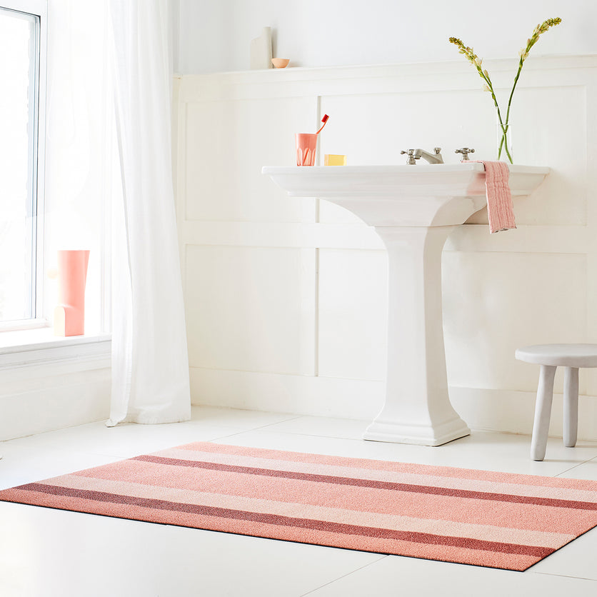 Chilewich Bold Stripe Shag Doormat 18x26