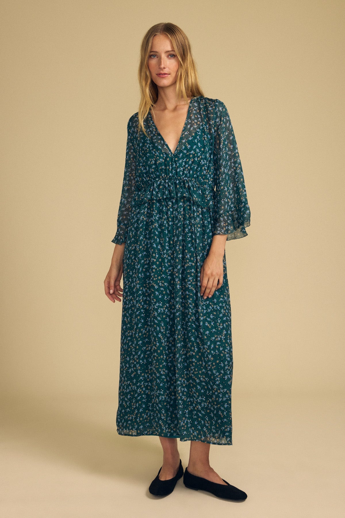 Velvet by Graham & Spencer Isabela Dress in Bluegrass
