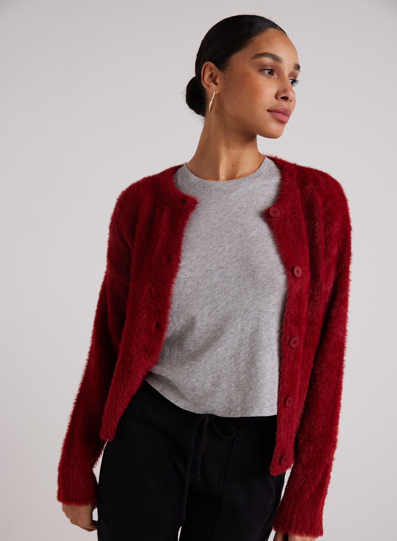 Bella Dahl Crew Neck Cardigan