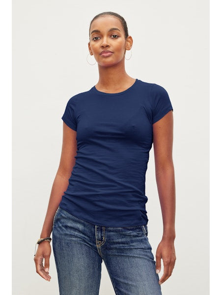 Velvet by Graham &amp; Spencer Jemma Crew Tee Midnight