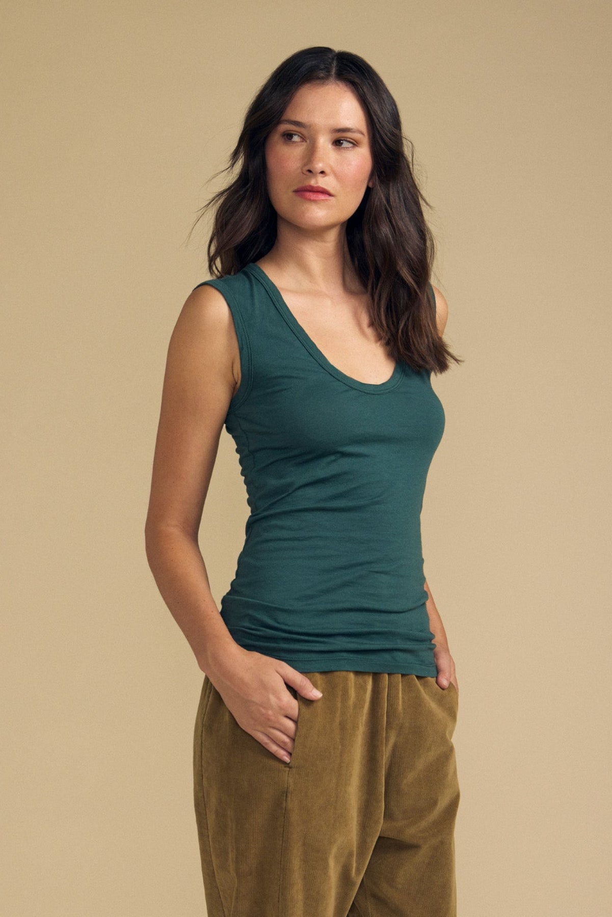Velvet by Graham & Spencer Estina Top Bluegrass