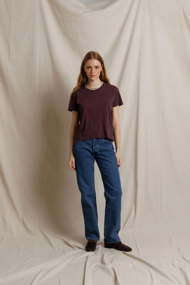 perfectwhitetee Harley Boxy Crew Tee