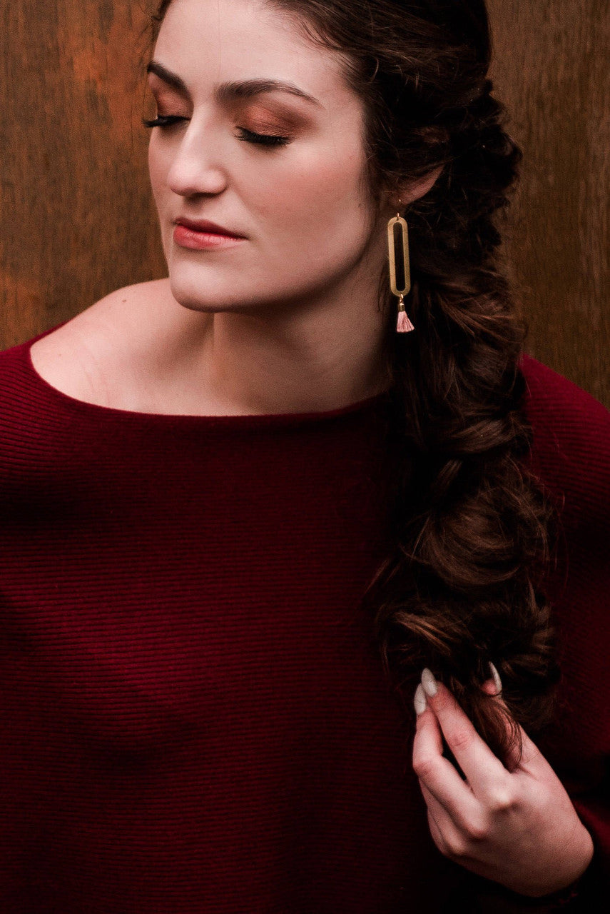 Ayumi Angel Caitlyn Tassel Drop Earrings