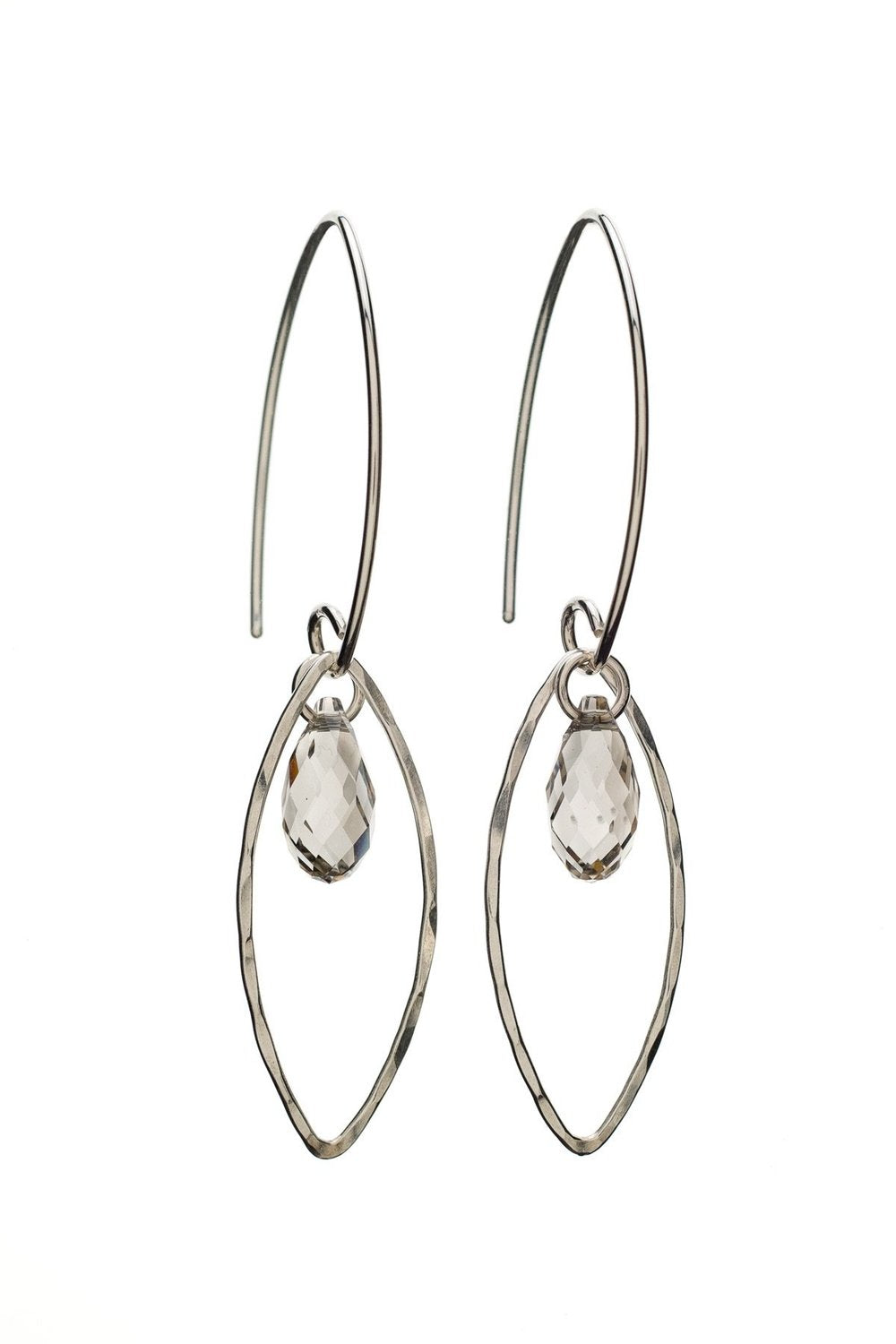 Kenda Kist Marquise Crystal Middle Drop Earrings Gold