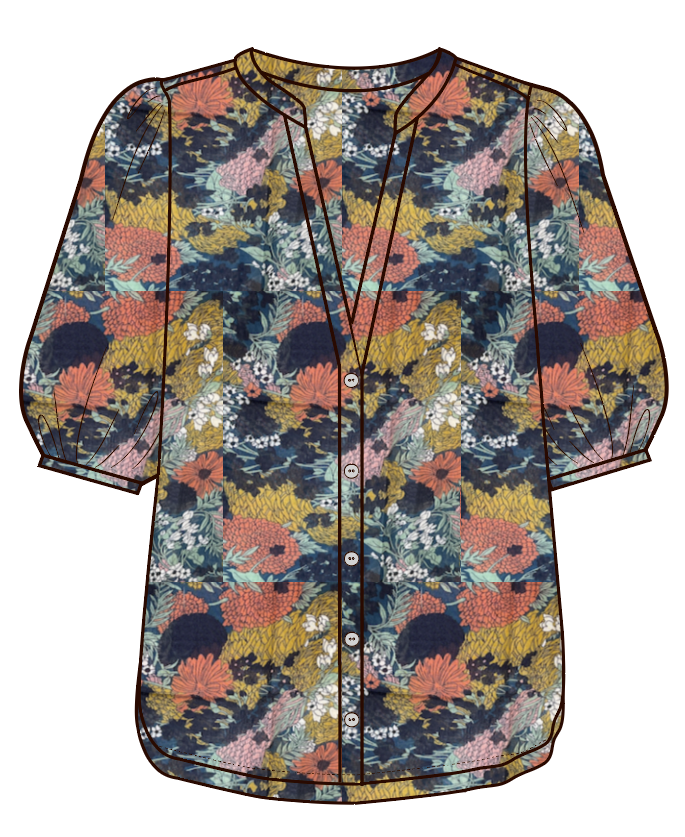 Birds of Paradis by Trovata Dakota Blouse