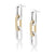 SAHIRA Jenna Two Tone Pave Earrings