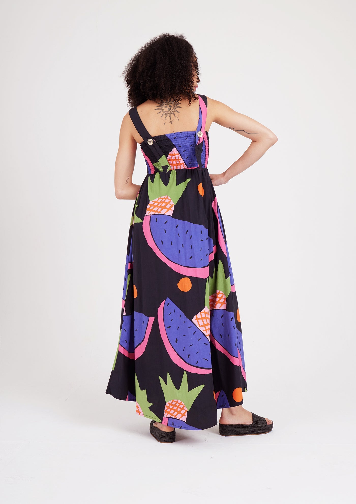 BEL KAZAN Janie Dress in Black Melon