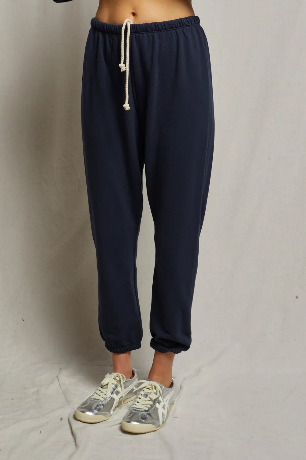 perfectwhitetee Johnny French Terry Easy Sweatpant Navy