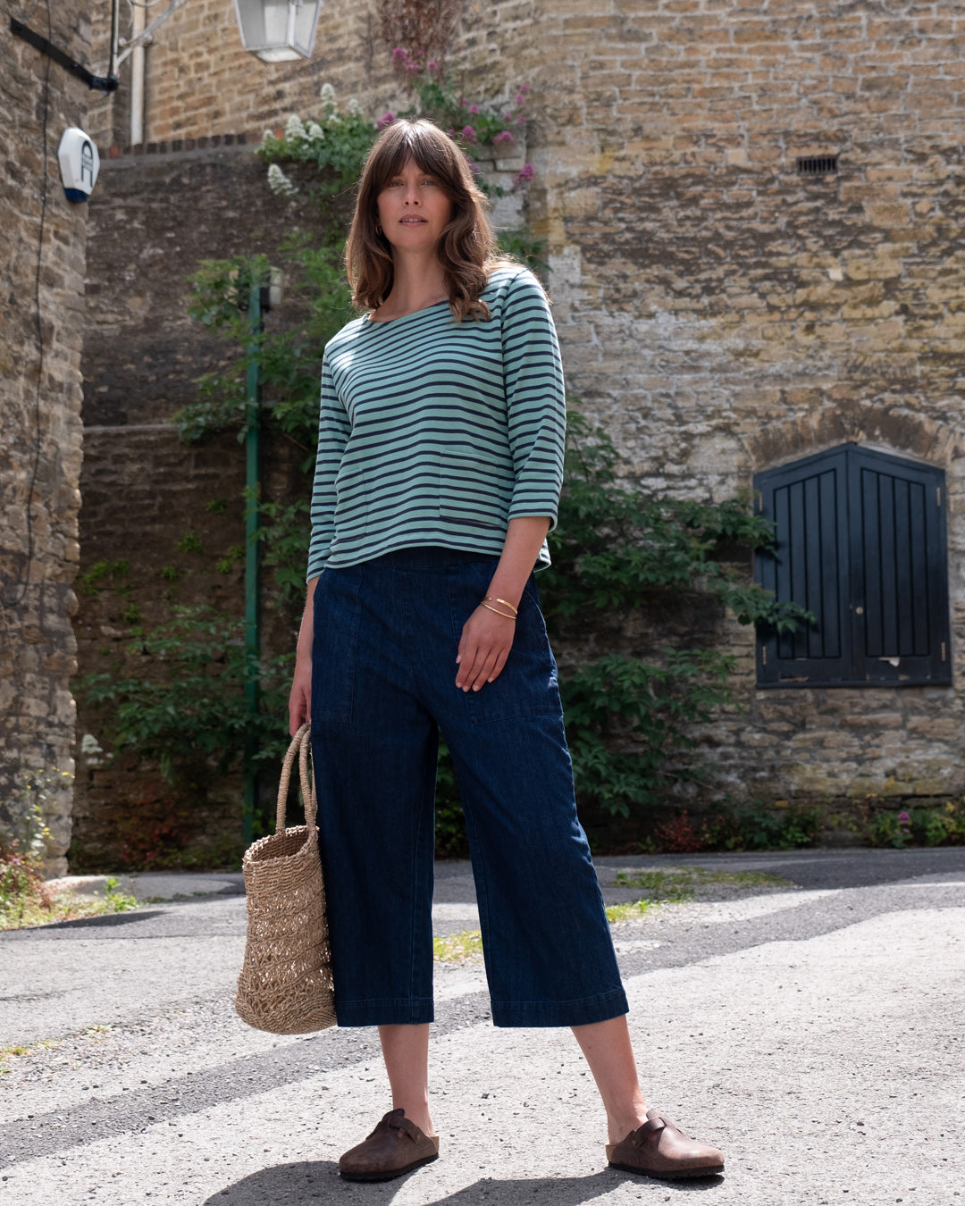 BIBICO Classic Sailor Tee in Duck Egg Indigo
