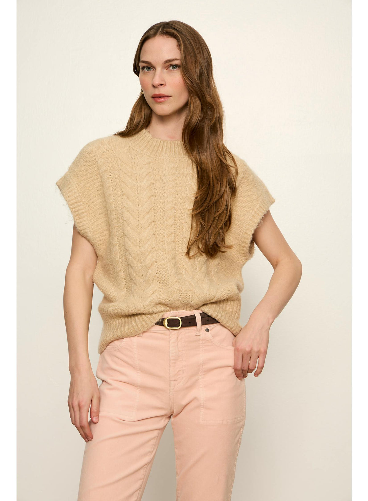 Sanctuary Cable Sweater Shell