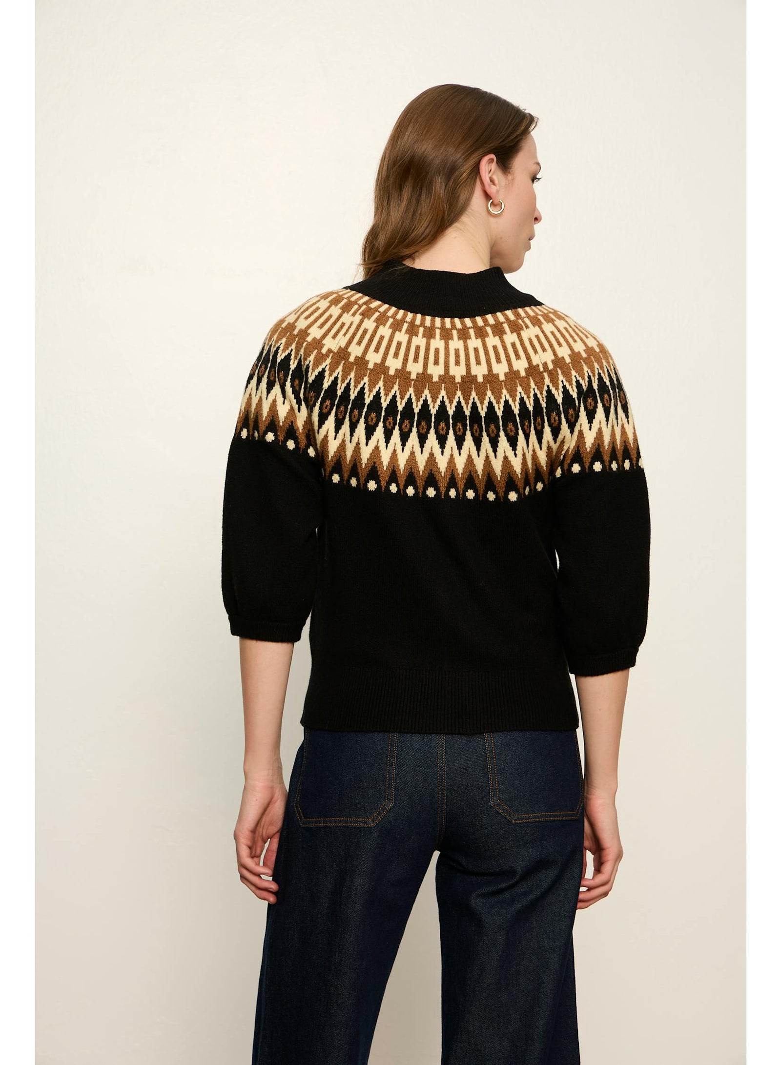 Sanctuary Fairisle Zip Up Poconos