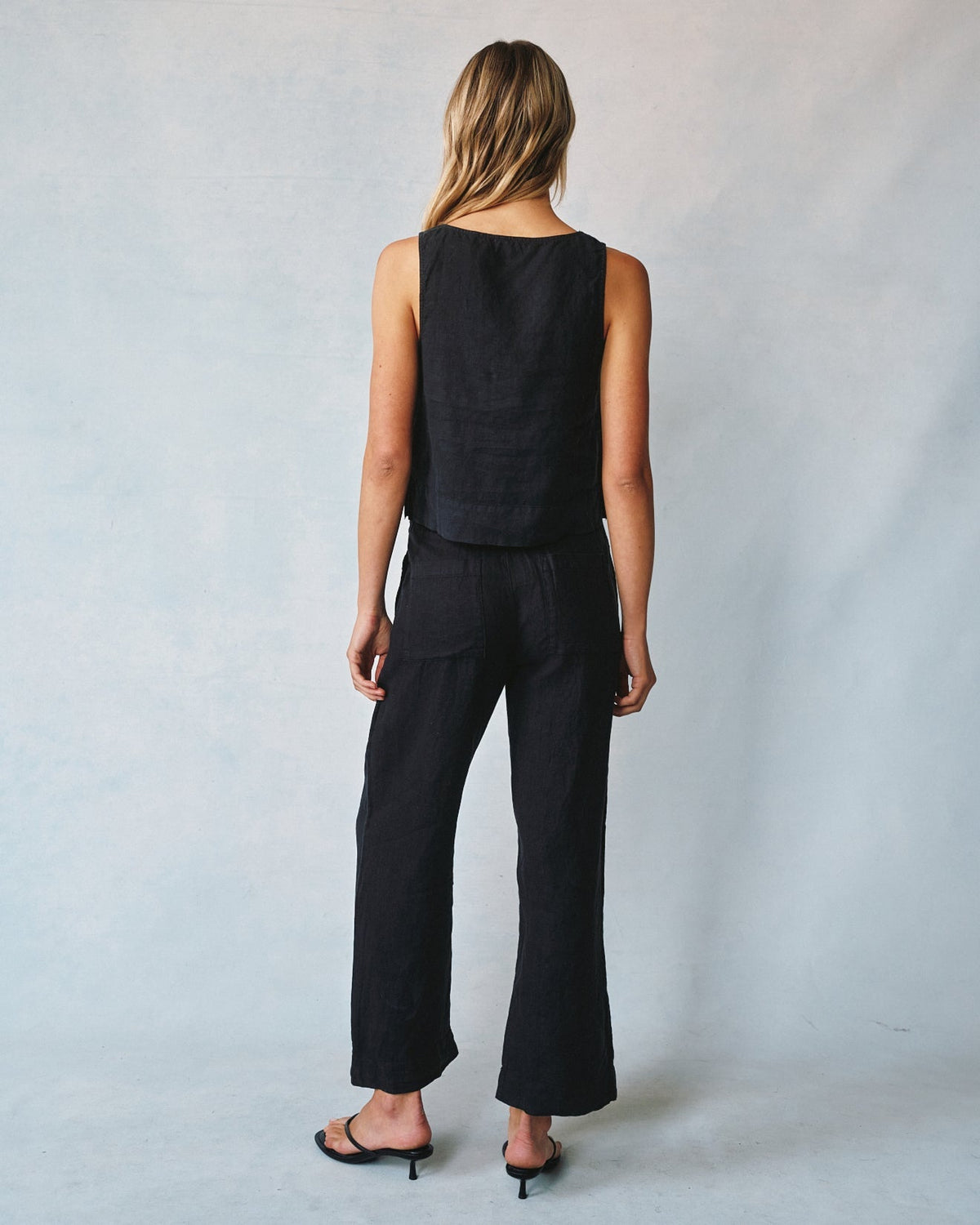 Bella Dahl Pleated Wide Leg Ankle Pant