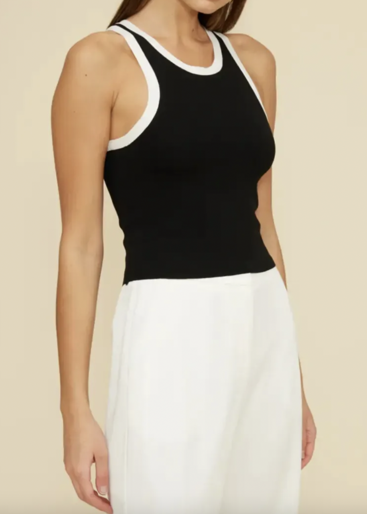 Lucy Paris Brandi Cutaway Tank Top