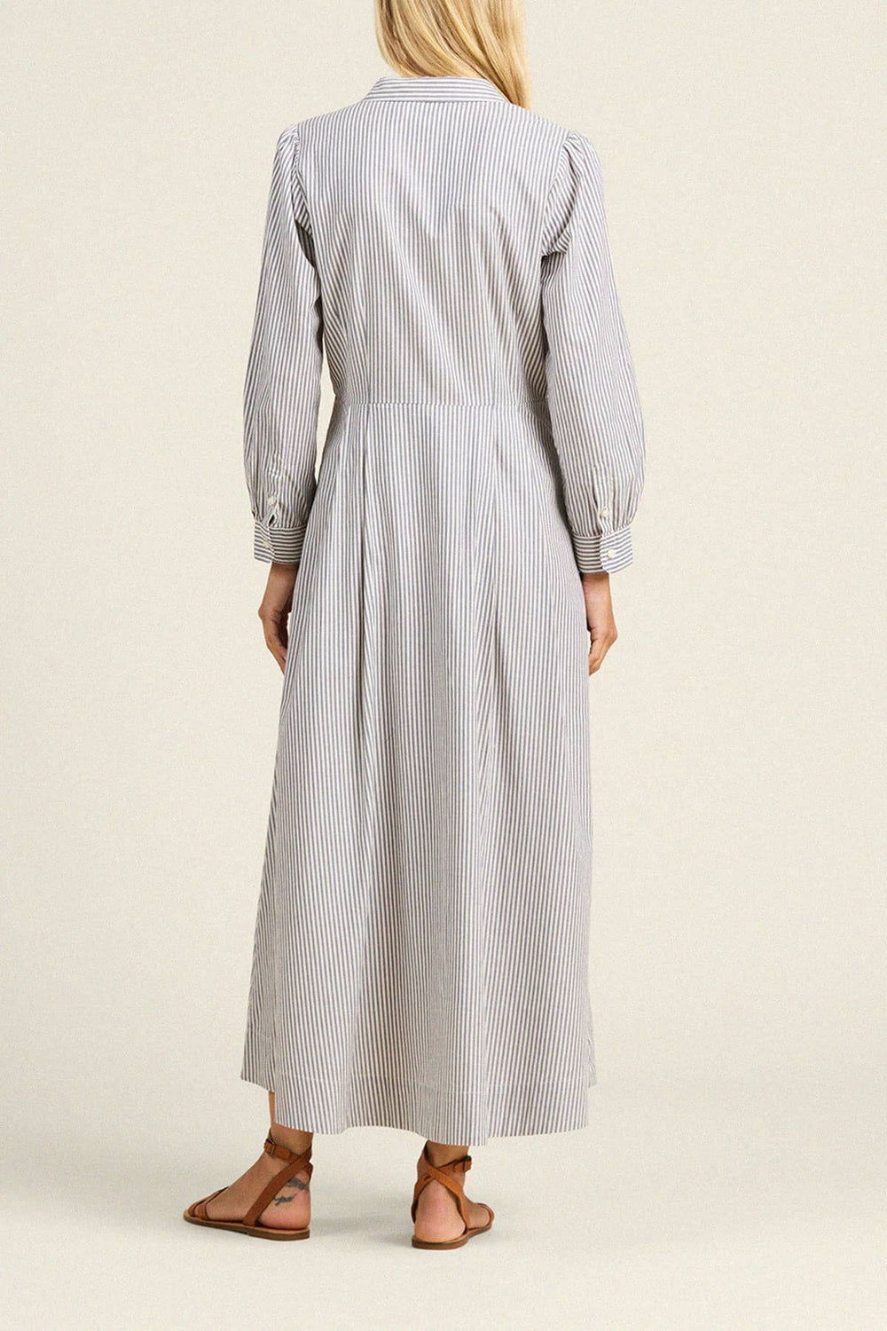 Birds of Paradis by Trovata Emmelie Dress Navy Stripe