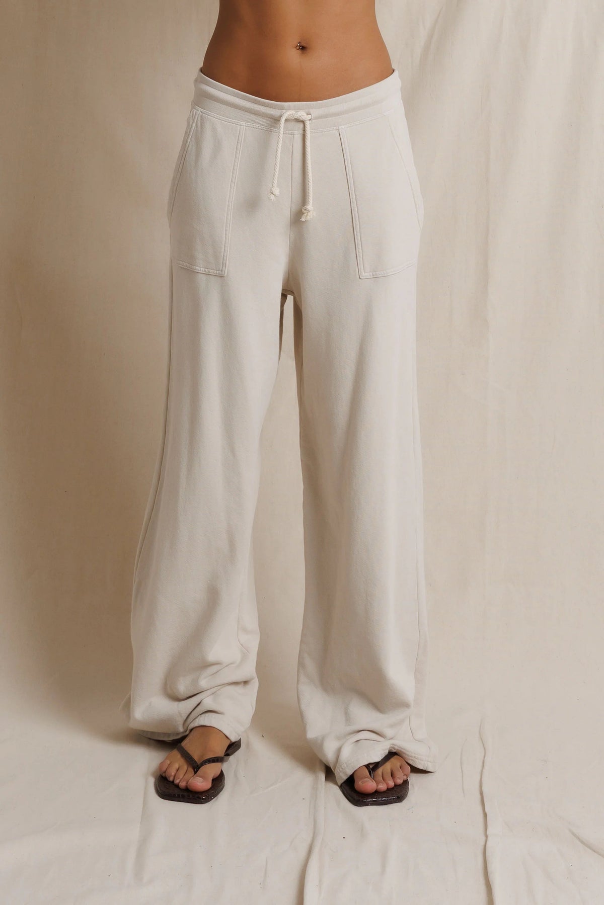 perfectwhitetee Noa Pocket Pant with Drawcord